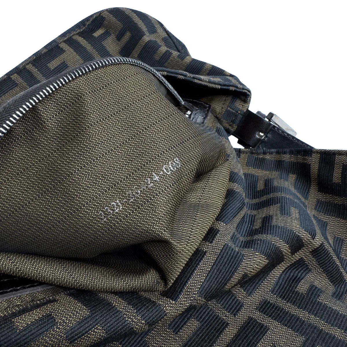 Fendi Brown Zucca Vintage Baguette