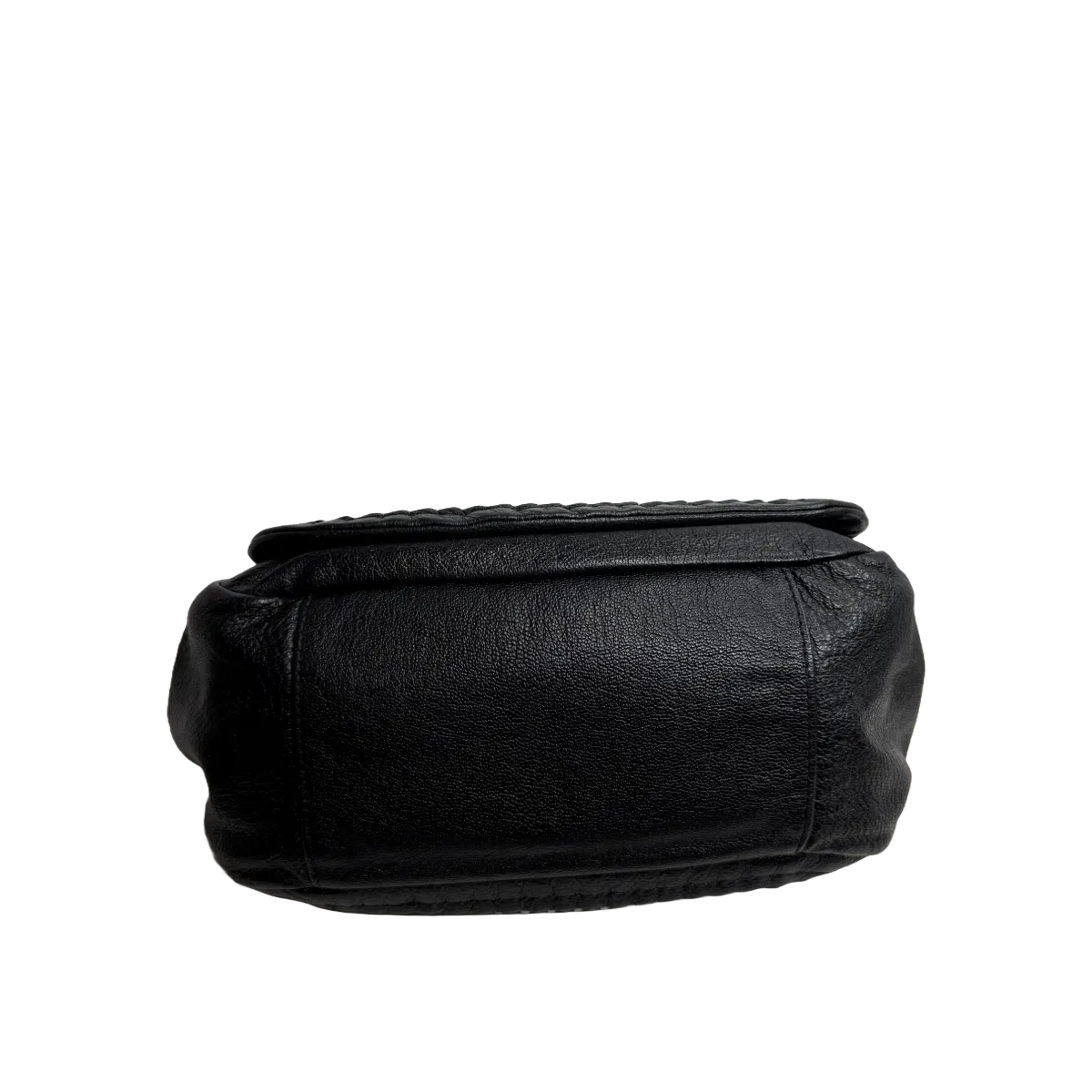 Chanel Black Calfskin Luxe Ligne Accordion Flap Bag
