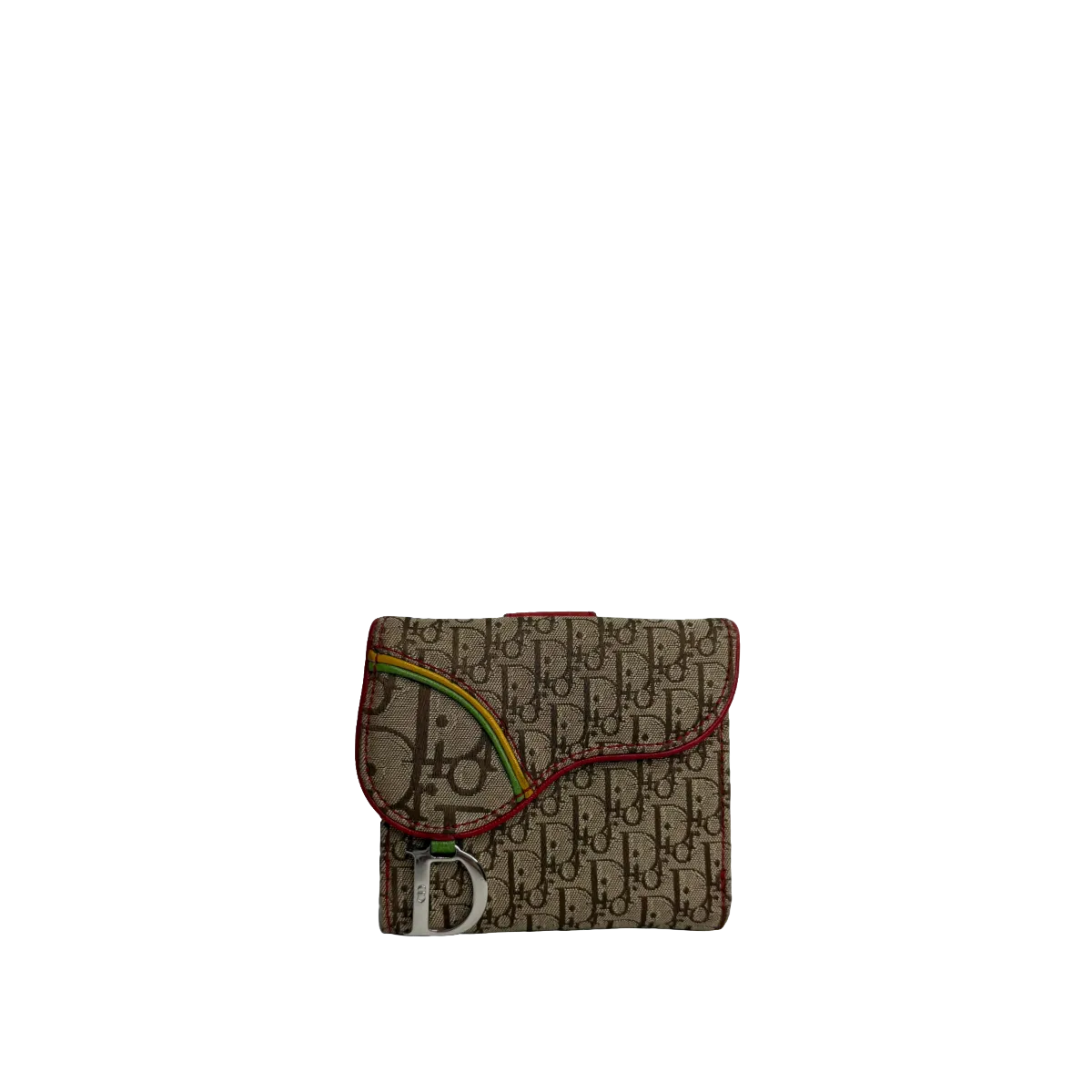 Christian Dior Rasta Saddle Wallet