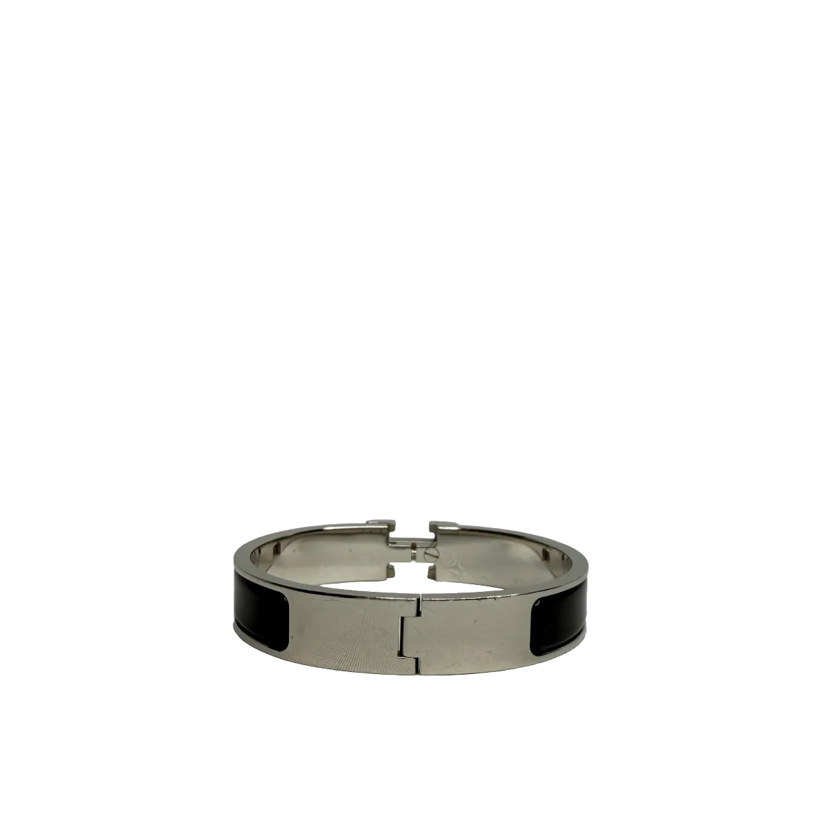 Hermès Clic H Black Narrow Bracelet PM