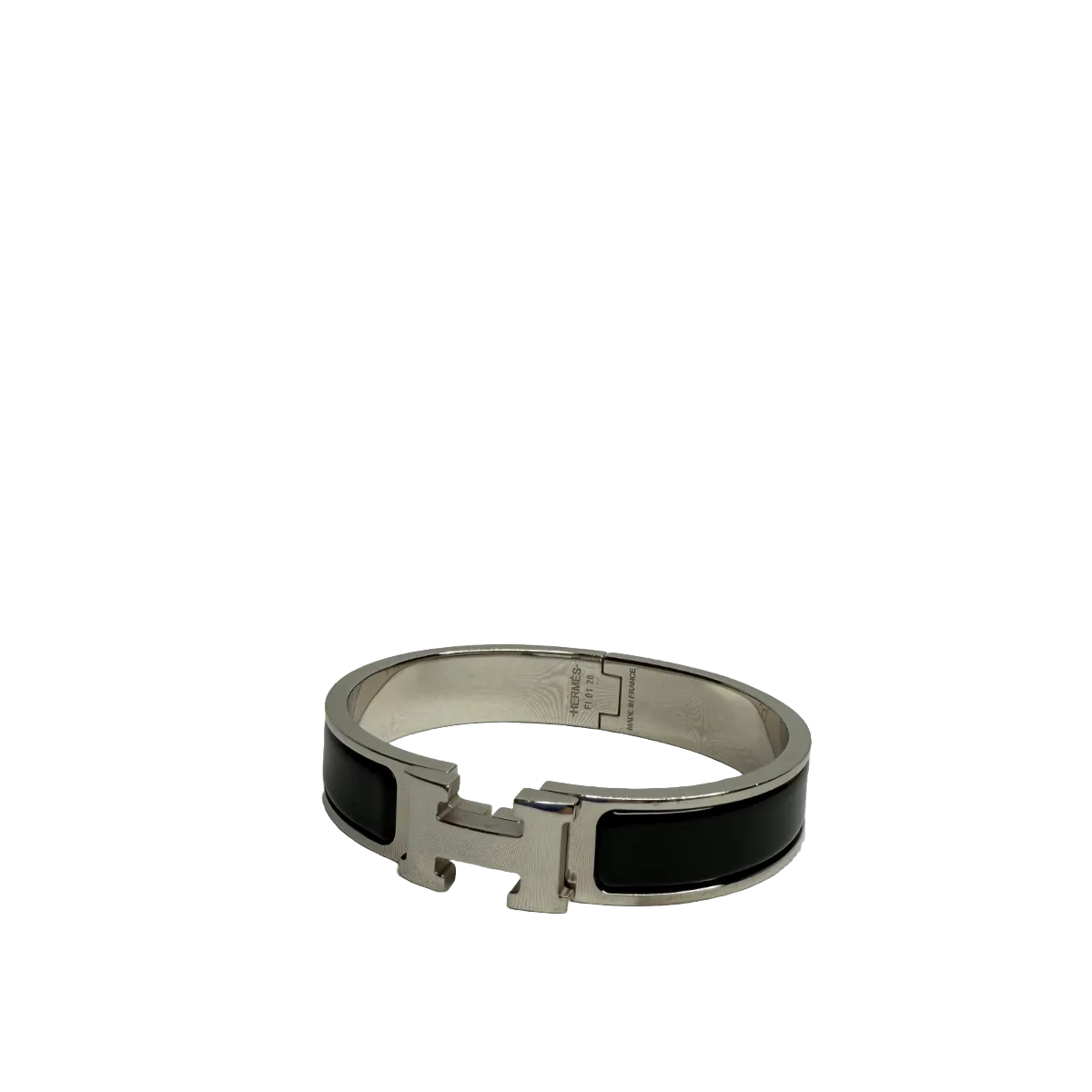 Hermès Clic H Black Narrow Bracelet PM