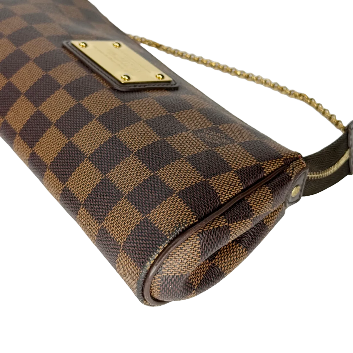 Louis Vuitton Eva Pochette Damier Ebene Canvas