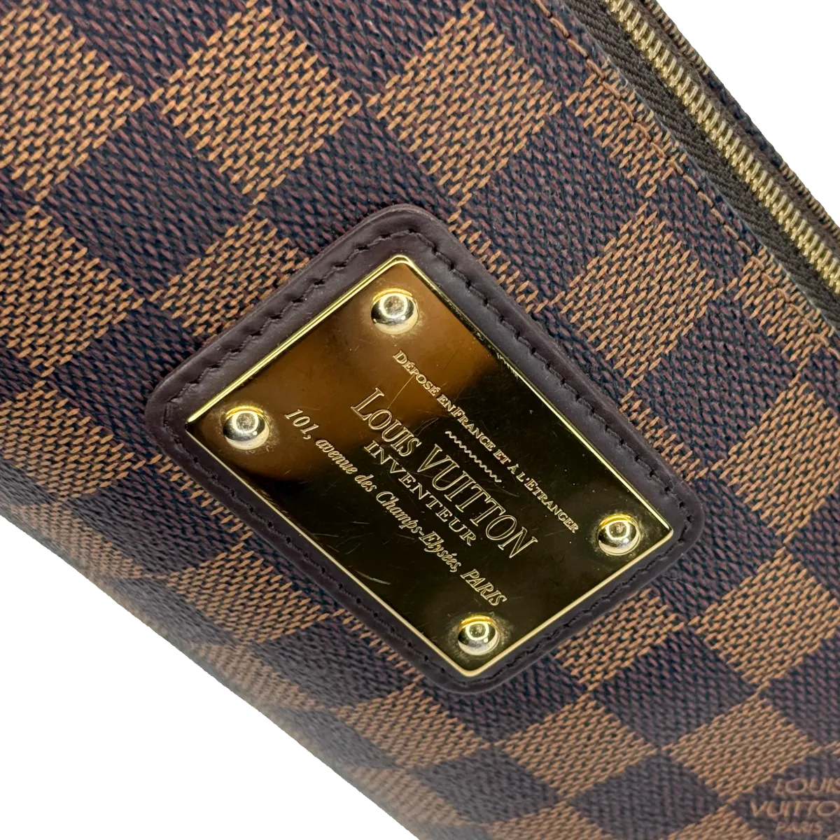 Louis Vuitton Eva Pochette Damier Ebene Canvas