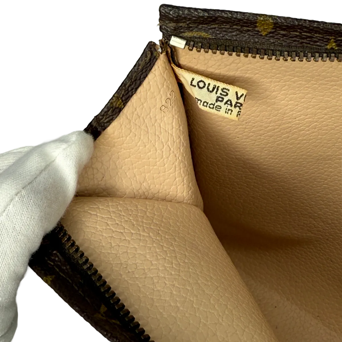 Louis Vuitton Vintage Poche Toilette 25 Monogram Canvas 1982