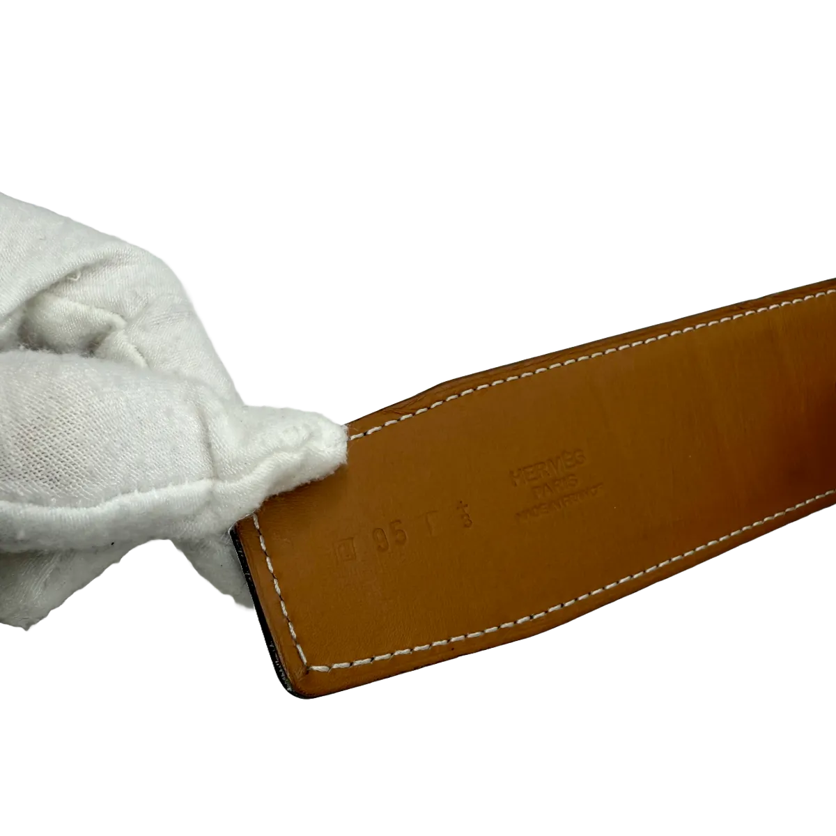 Hermès Constance Belt 42mm Box Chamonix Black/Gold Brushed GH