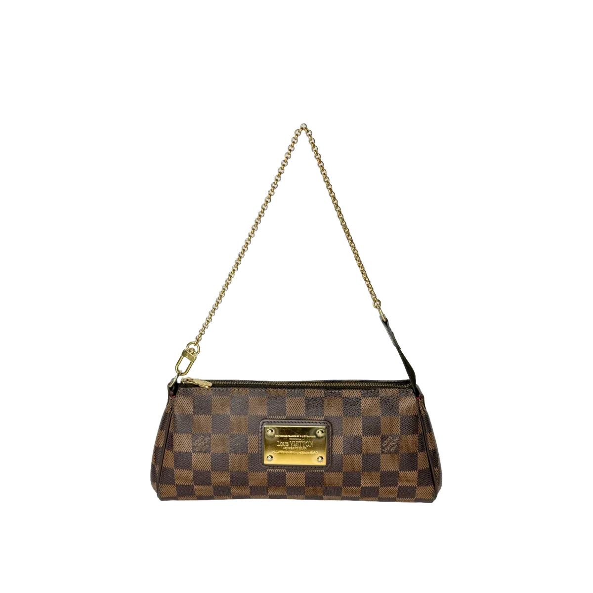 Louis Vuitton Eva Pochette Damier Ebene Canvas