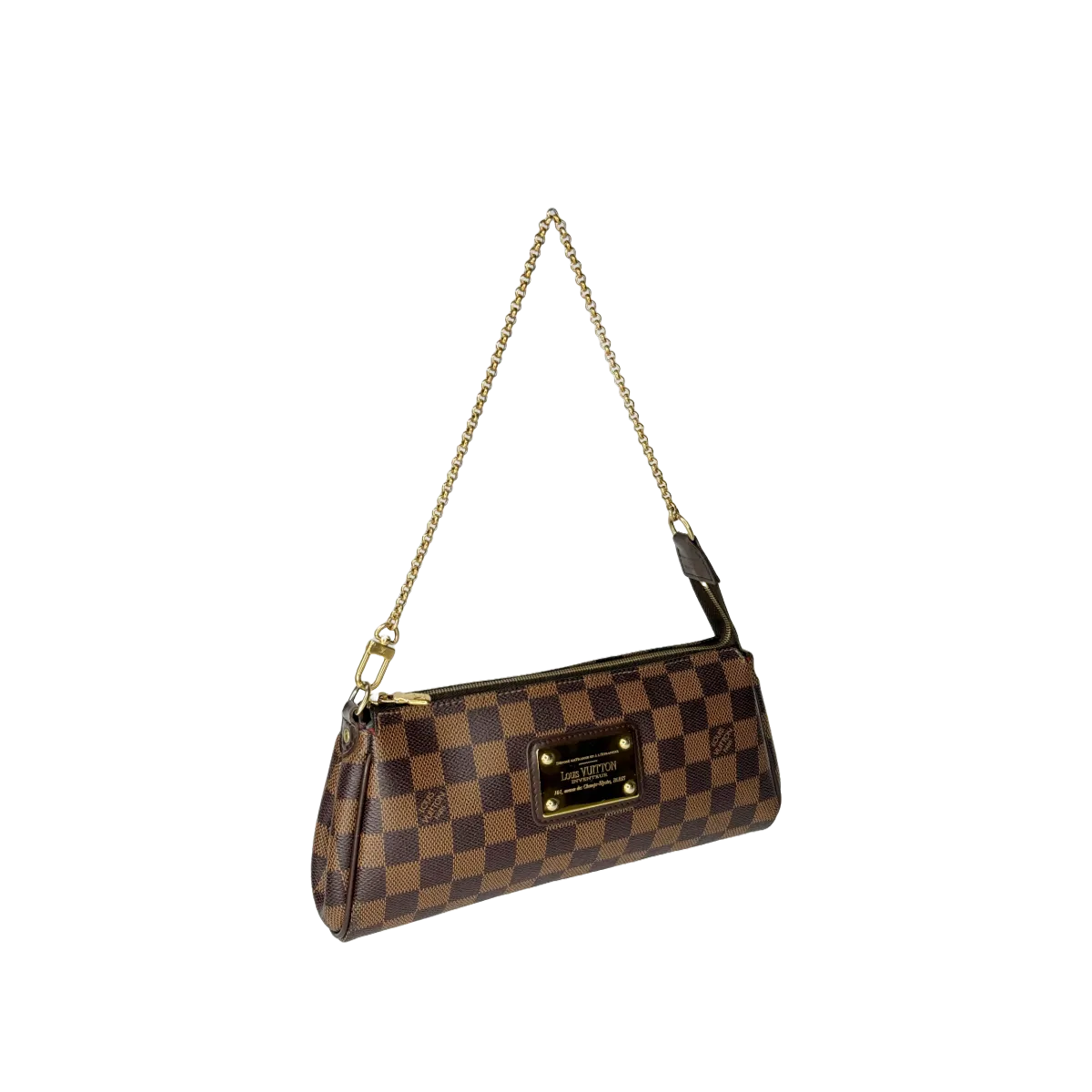 Louis Vuitton Eva Pochette Damier Ebene Canvas